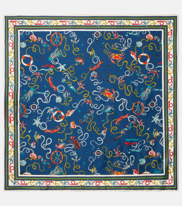 Alemais Alemais Printed Silk Twill Scarf 