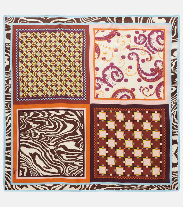  Alemais Alemais Wilson Printed Silk Twill Scarf 