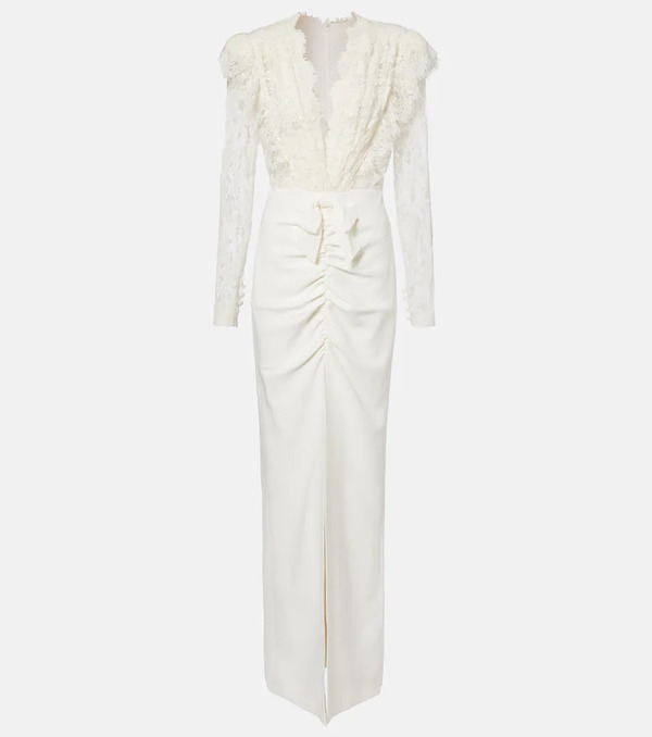  Alessandra Rich Alessandra Rich Lace Gown 