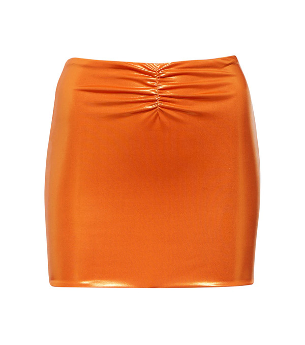  Alessandra Rich Alessandra Rich Metallic Miniskirt 