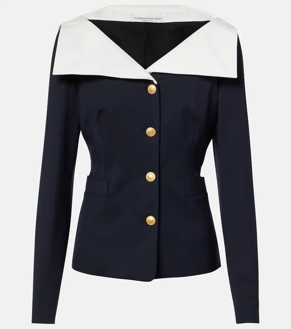  Alessandra Rich Alessandra Rich Wool-blend Jacket 