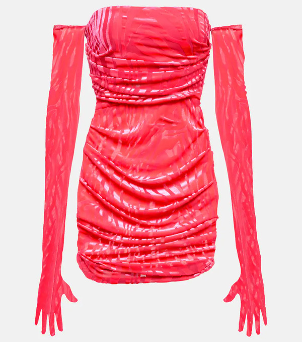  Alex Perry Alex Perry Colter Ruched Minidress 