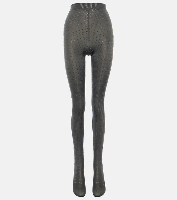  Alex Perry Alex Perry Crystal-embellished Jersey Tights 