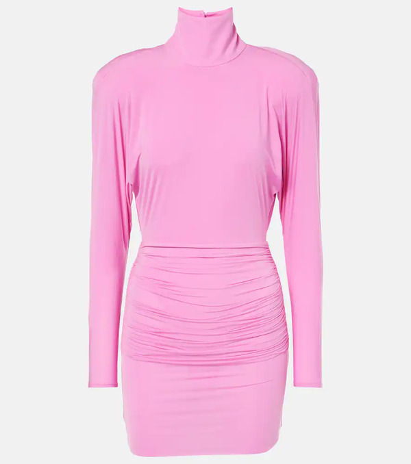  Alex Perry Alex Perry Draped Jersey Minidress 