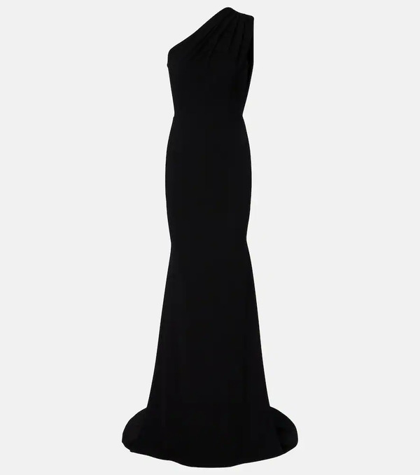  Alex Perry Alex Perry Draped One-shoulder Crepe Gown 