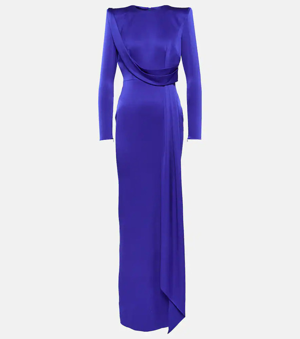  Alex Perry Alex Perry Draped Satin Gown 