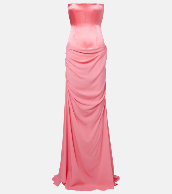 Alex Perry Alex Perry Draped Silk Gown 