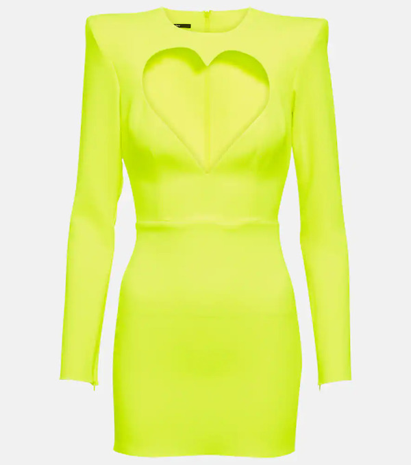  Alex Perry Alex Perry Heart Cutout Minidress 