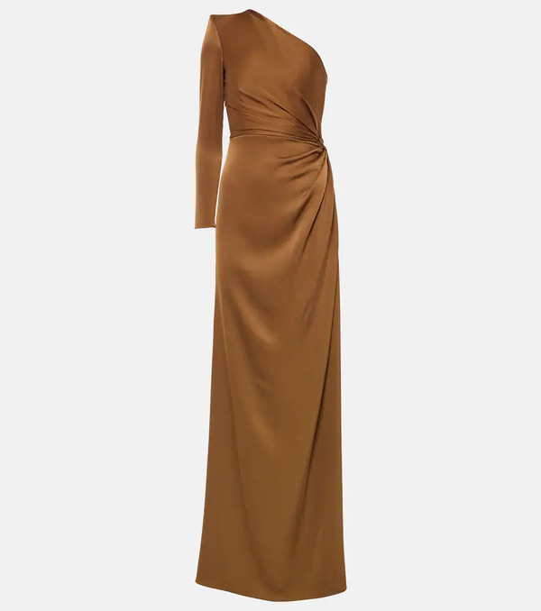  Alex Perry Alex Perry One-shoulder Satin Gown 