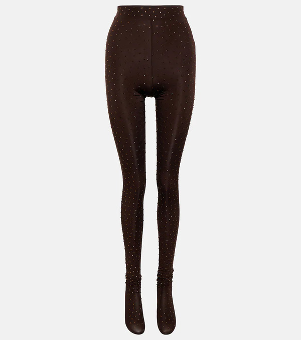  Alex Perry Alex Perry Rane Embellished Jersey Tights 