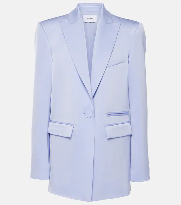  Alex Perry Alex Perry Satin Crepe Blazer 