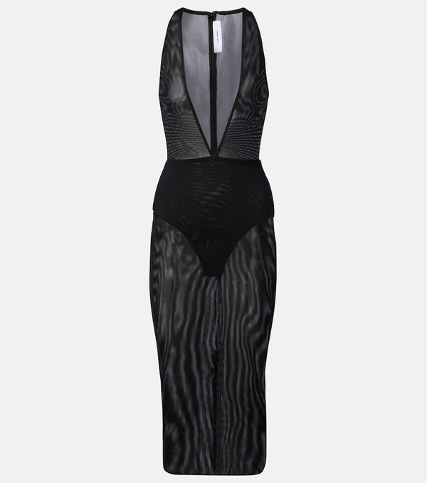  Alex Perry Alex Perry Sheer Midi Dress 