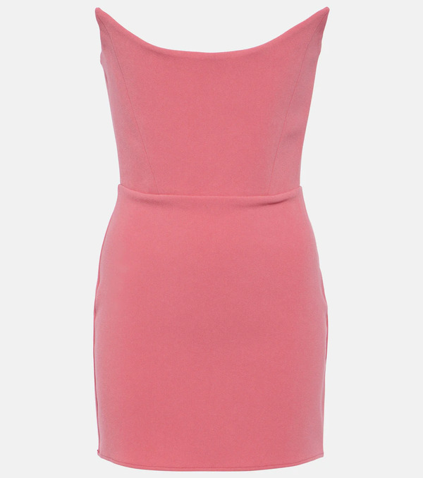  Alex Perry Alex Perry Strapless Crepe Minidress 
