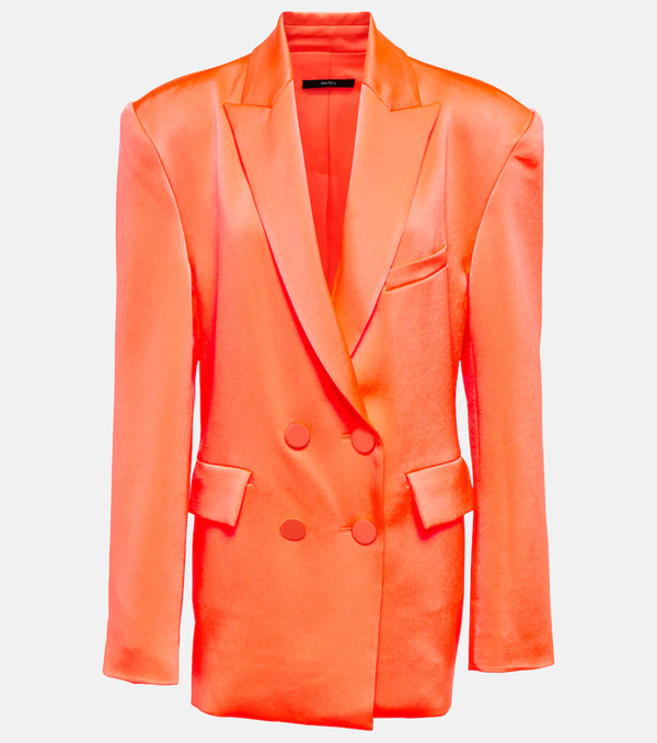  Alex Perry Alex Perry Wells Crepe Satin Blazer 