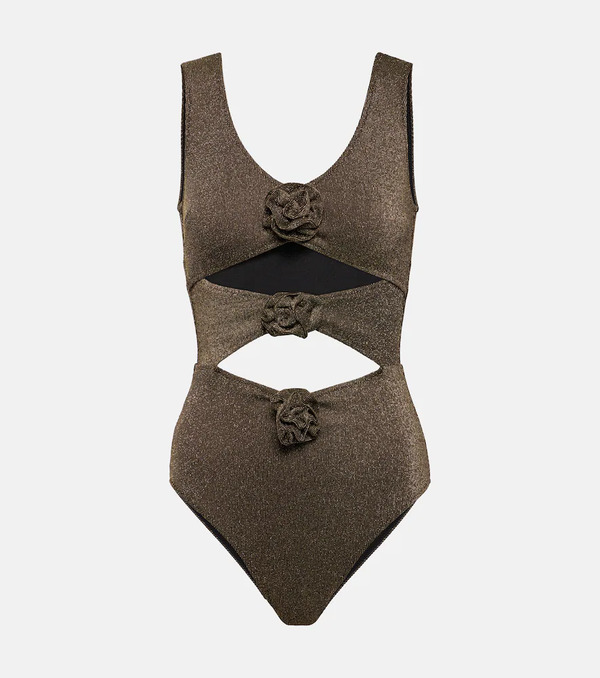  Alexandra Miro Alexandra Miro Beth Floral-applique Swimsuit 