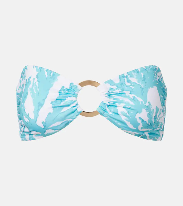  Alexandra Miro Alexandra Miro Carlotta Printed Bandeau Bikini Top 