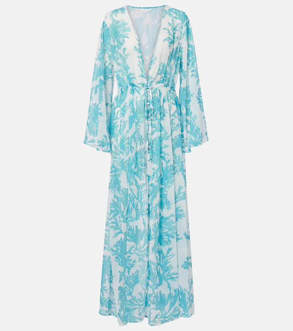  Alexandra Miro Alexandra Miro Chloe Floral Georgette Kaftan 