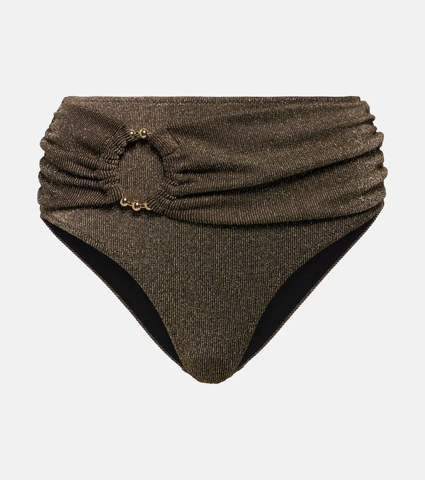  Alexandra Miro Alexandra Miro Dorit Ruched Bikini Bottoms 
