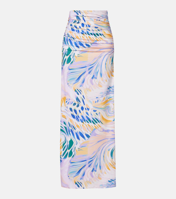  Alexandra Miro Alexandra Miro Gia Printed Maxi Skirt 