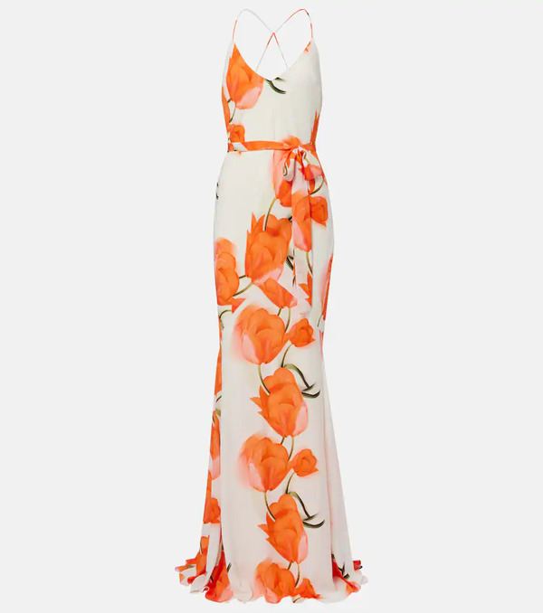  Alexandra Miro Alexandra Miro Isla Floral Gown 