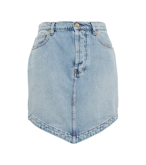  Alexandre Vauthier Alexandre Vauthier Asymmetric Denim Miniskirt 
