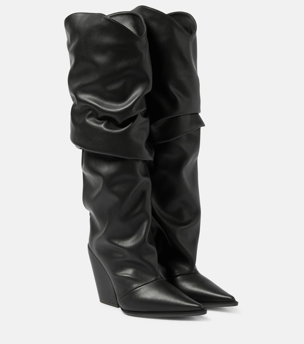  Alexandre Vauthier Alexandre Vauthier Faux Leather Knee-high Boots 