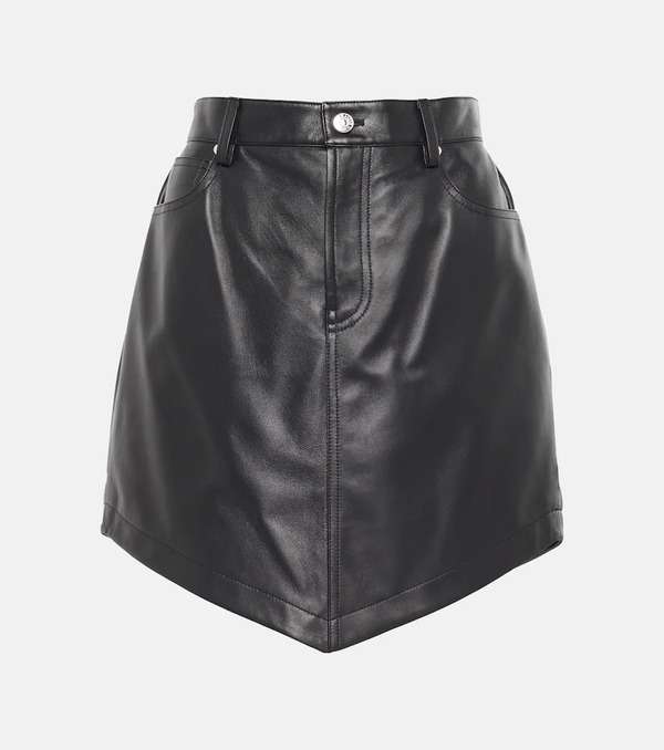  Alexandre Vauthier Alexandre Vauthier Leather Miniskirt 