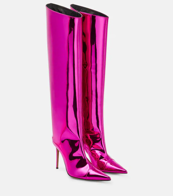  Alexandre Vauthier Alexandre Vauthier Metallic Over-the-knee Boots 
