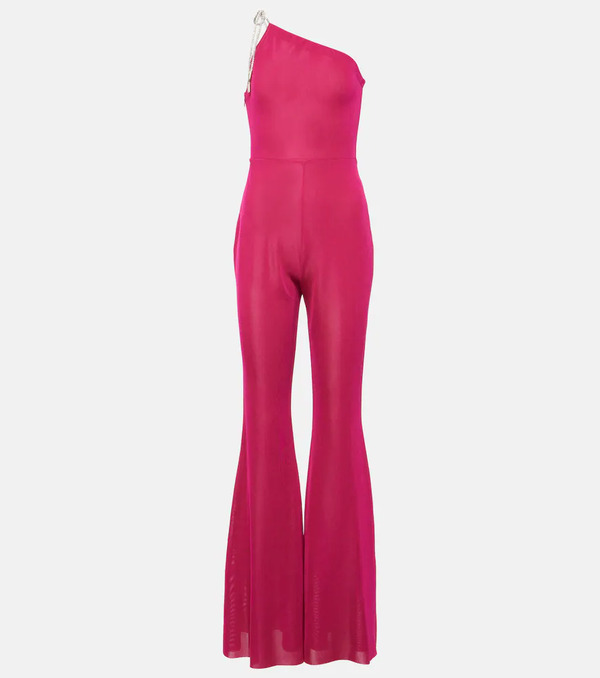  Alexandre Vauthier Alexandre Vauthier One-shoulder Flared Jumpsuit 