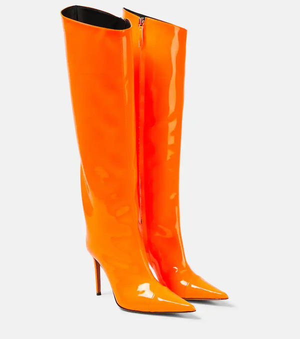  Alexandre Vauthier Alexandre Vauthier Patent Leather Knee-high Boots 
