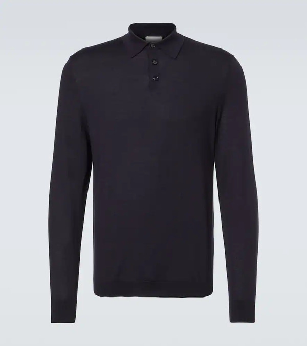  Allude Allude Virgin Wool Polo Sweater 