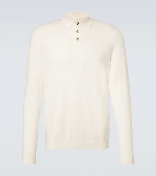  Allude Allude Virgin Wool Polo Sweater 