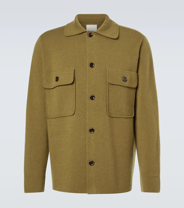  Allude Allude Wool And Cashmere Overshirt 