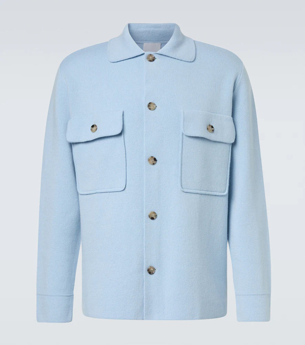  Allude Allude Wool And Cashmere Overshirt 