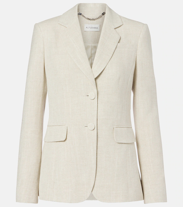  Altuzarra Altuzarra Fenice Linen-blend Blazer 