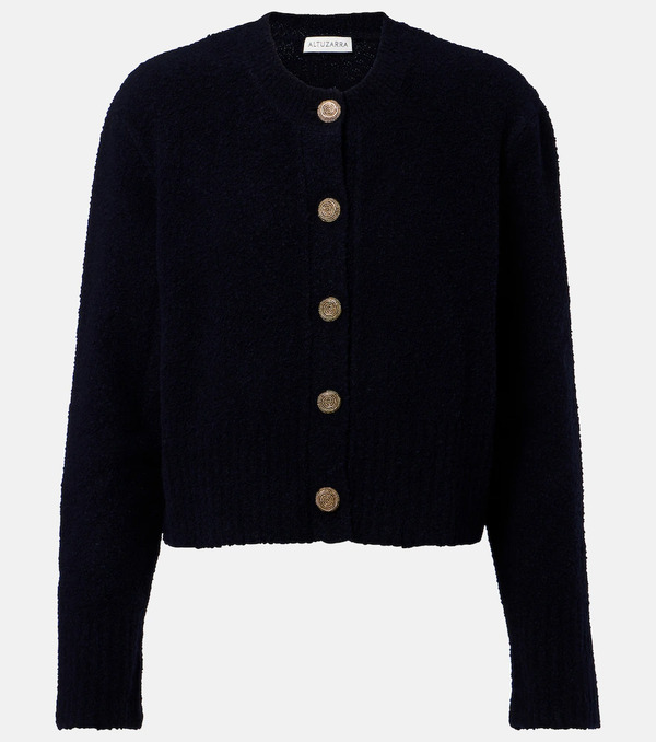  Altuzarra Altuzarra Harris Cropped Wool-blend Cardigan 