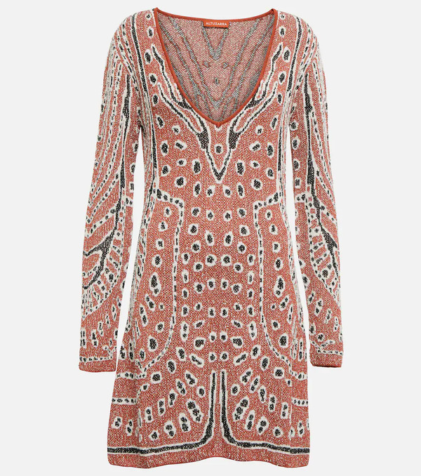  Altuzarra Altuzarra Leone Jacquard Minidress 