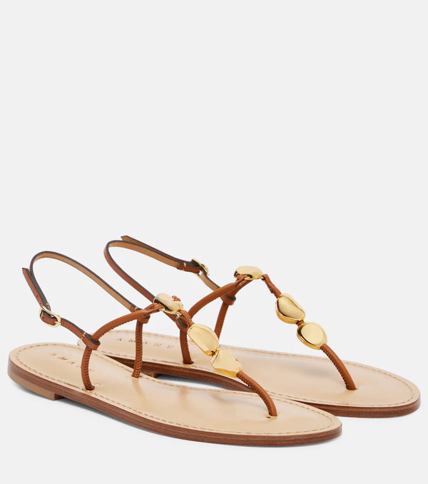  Amanu Amanu Nairobi Leather Sandals 