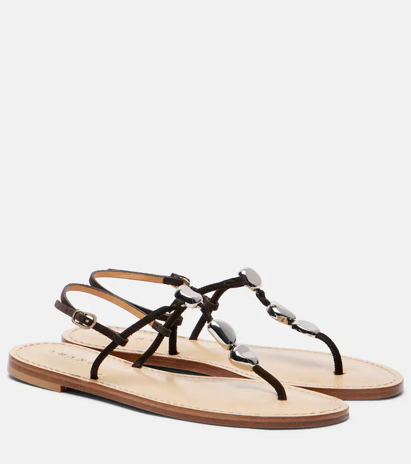  Amanu Amanu Nairobi Suede Sandals 