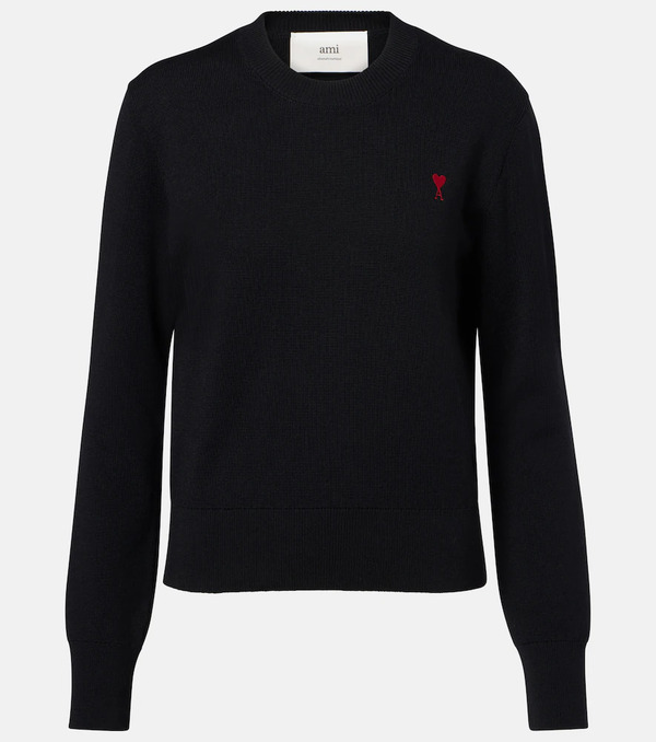  Ami Paris Ami Paris Ami De Cour Wool Sweater 