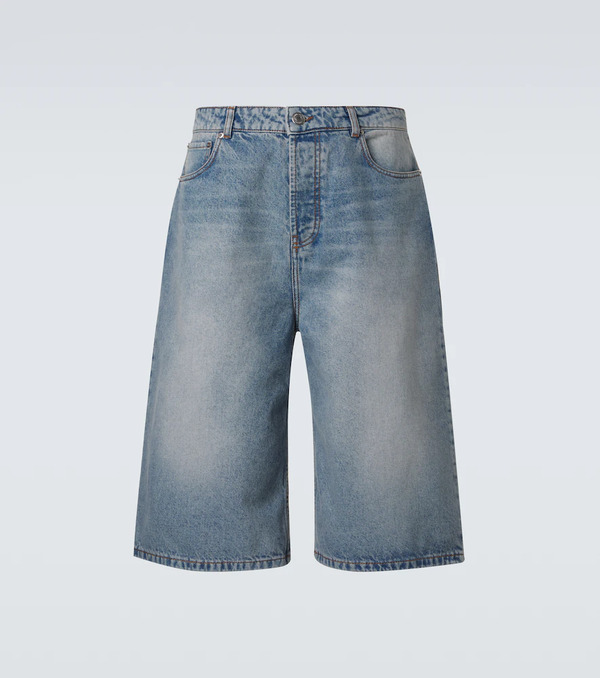  Ami Paris Ami Paris Denim Bermuda Shorts 