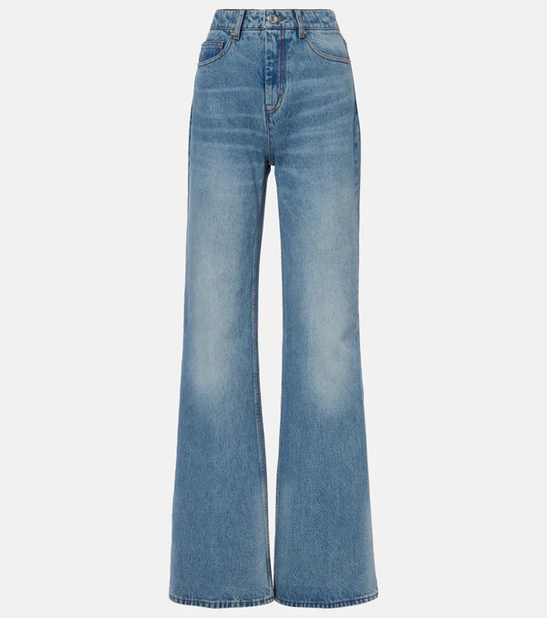  Ami Paris Ami Paris High-rise Flared Jeans 