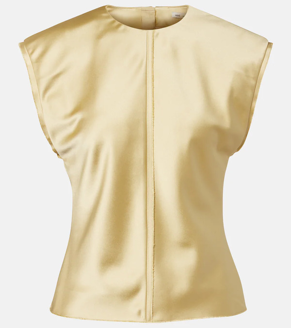  Ami Paris Ami Paris Satin Top 