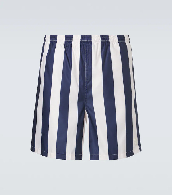  Ami Paris Ami Paris Striped Swim Trunks 