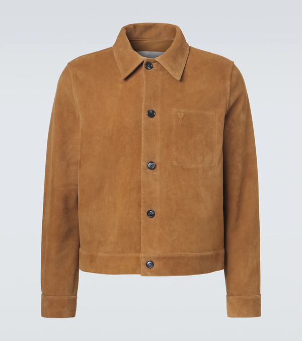  Ami Paris Ami Paris Suede Blouson Jacket 
