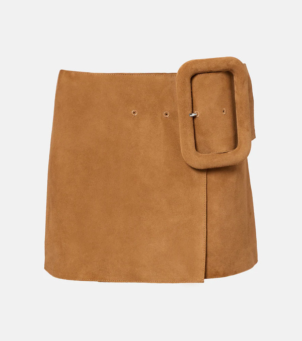  Ami Paris Ami Paris Suede Miniskirt 