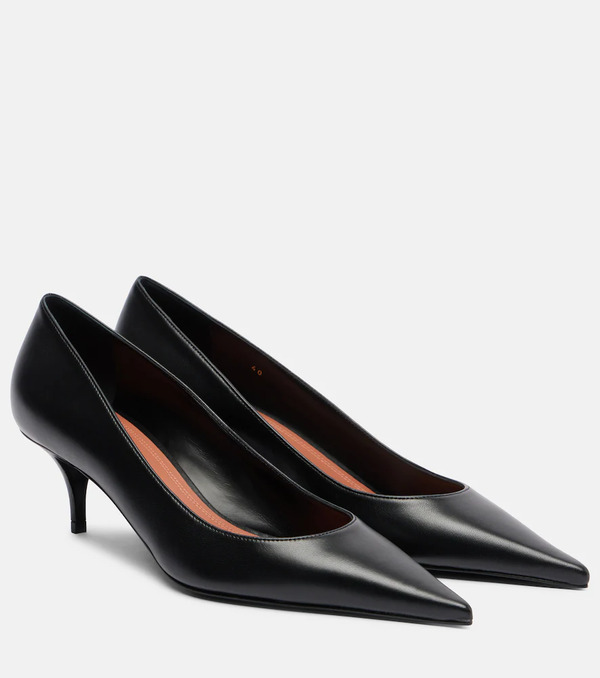  Amina Muaddi Amina Muaddi Barbara 55 Leather Pumps 