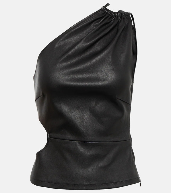  Amiri Amiri Cutout Leather Top 