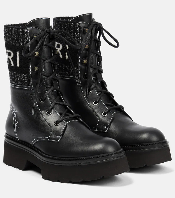  Amiri Amiri Leather Lace-up Boots 