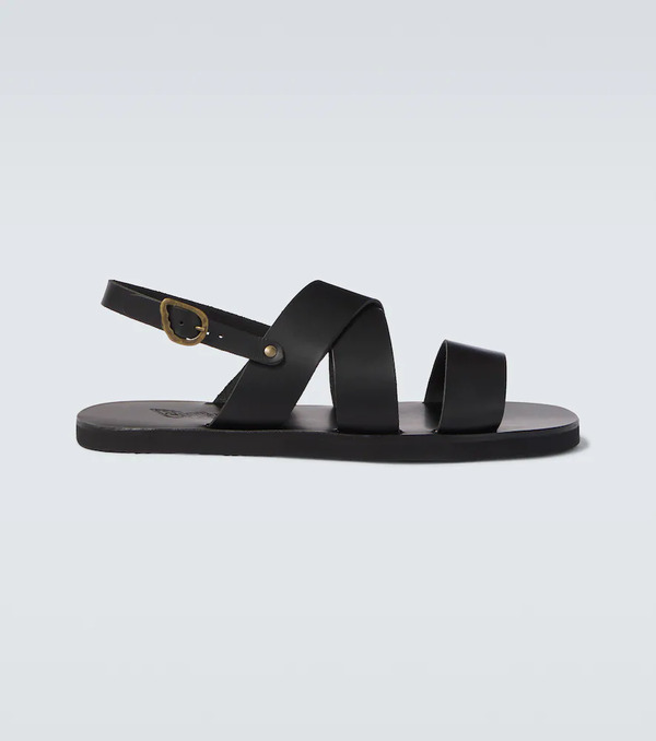  Ancient Greek Sandals Ancient Greek Sandals Miltos Leather Slingback Sandals 